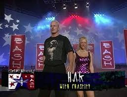 Chastity signed WCW Great American Bash 1999 Ring Worn Dress