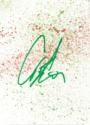 Great Muta signed Mist 8x10 Canvas Board