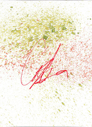 Great Muta signed Mist 8x10 Canvas Board