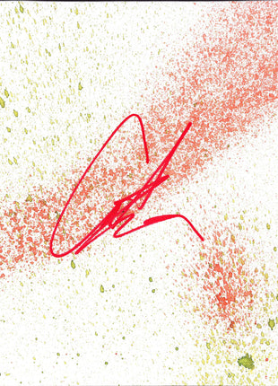 Great Muta signed Mist 8x10 Canvas Board