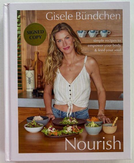 Gisele Bundchen signed Nourish Book