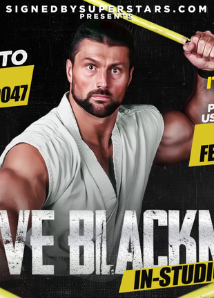 Steve Blackman Autographed Items (2/17/26 In-studio Signing)