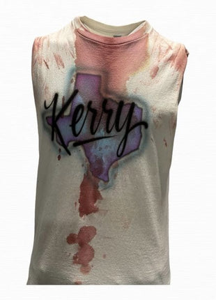 The Iron Claw Movie - Kerry Von Erich (Jeremy Allen White) screen worn Tank Top, Jeans, Belt, (2) Bandanas Movie Props