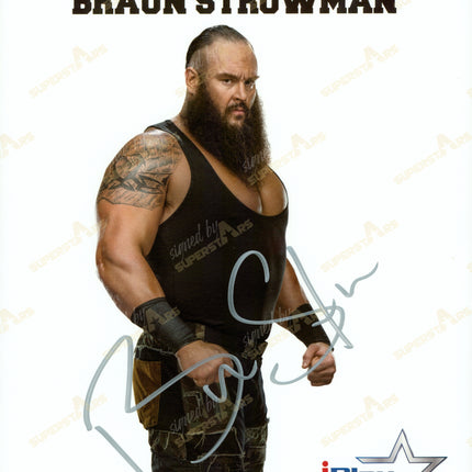 Braun Strowman signed 8x10 Photo (w/ JSA)