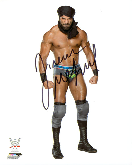 Jinder Mahal signed 8x10 Photo