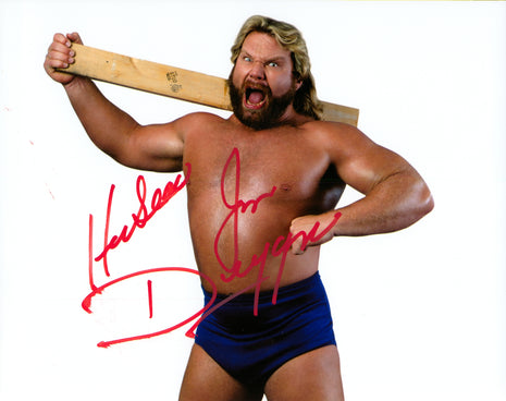 Hacksaw Jim Duggan signed 8x10 Photo