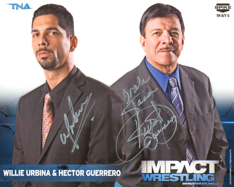 Hector Guerrero & Willie Urbina dual signed 8x10 Photo