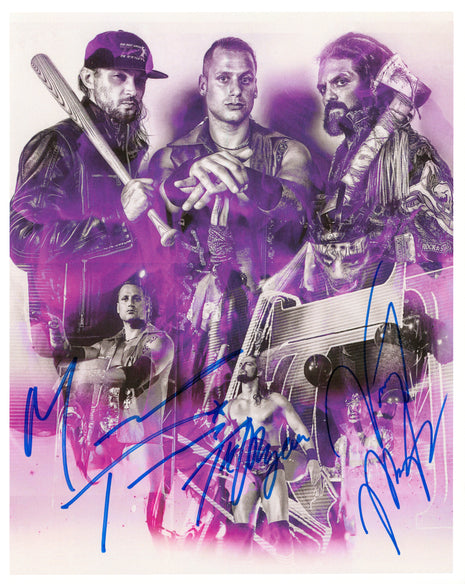 Matt Taven, Vinny Marseglia & TK O'Ryan triple signed 8x10 Photo