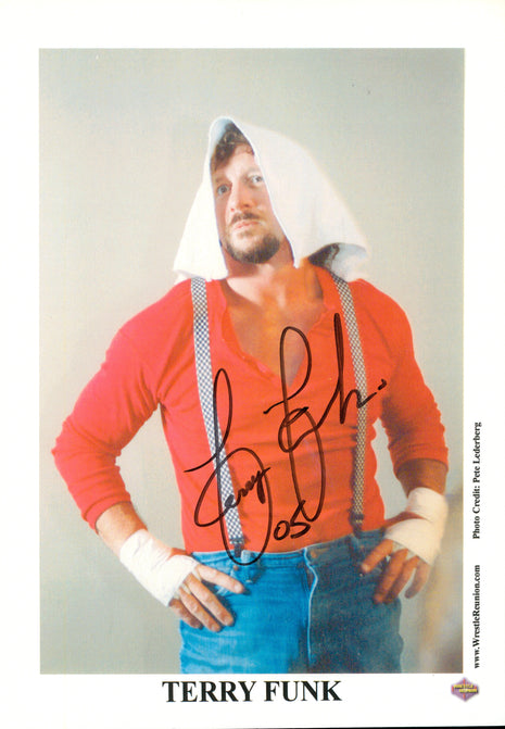 Terry Funk signed 8x10 Photo