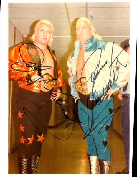 Johnny Valiant & Jimmy Valiant dual signed 8x10 Photo