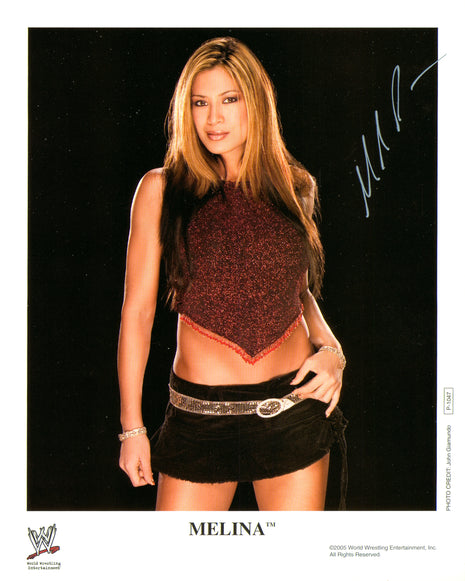 Melina signed 8x10 Photo