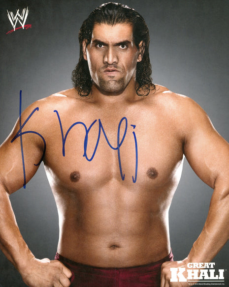 Great Khali signed 8x10 Photo