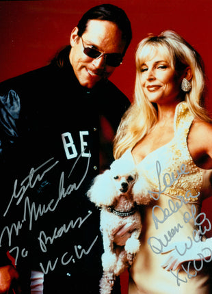 Steve McMichael & Debra dual signed 8x10 Photo