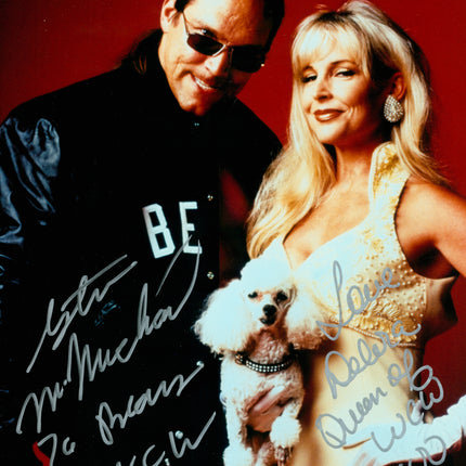 Steve McMichael & Debra dual signed 8x10 Photo