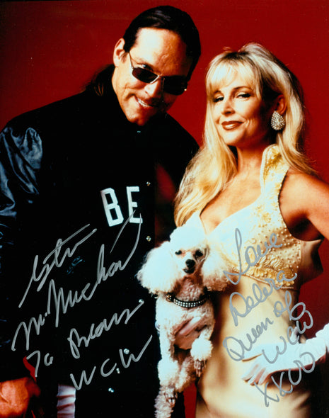 Steve McMichael & Debra dual signed 8x10 Photo