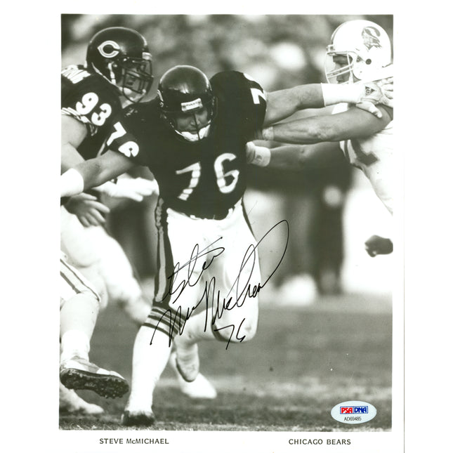 Steve McMichael & Debra dual signed 8x10 Photo