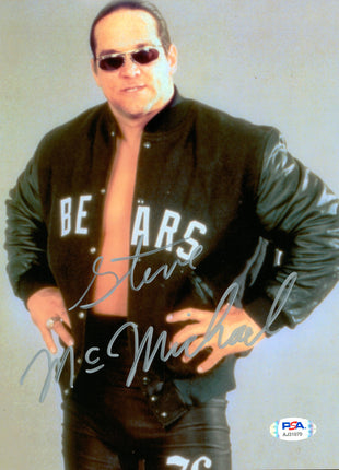 Steve McMichael signed 8x10 Photo (w/ PSA)