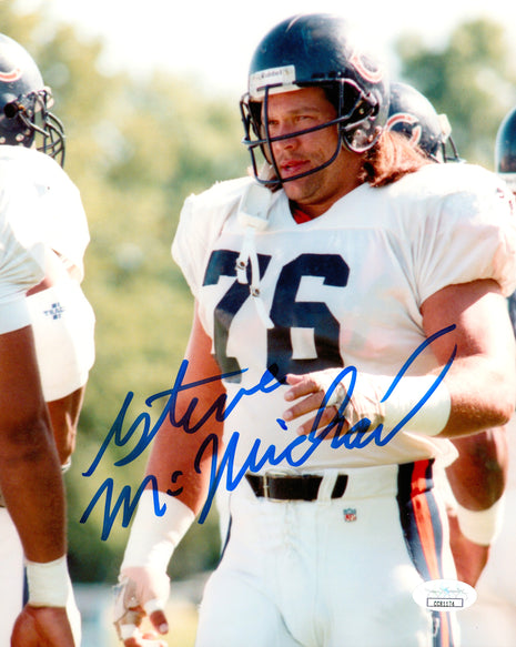 Steve McMichael signed 8x10 Photo (w/ JSA)