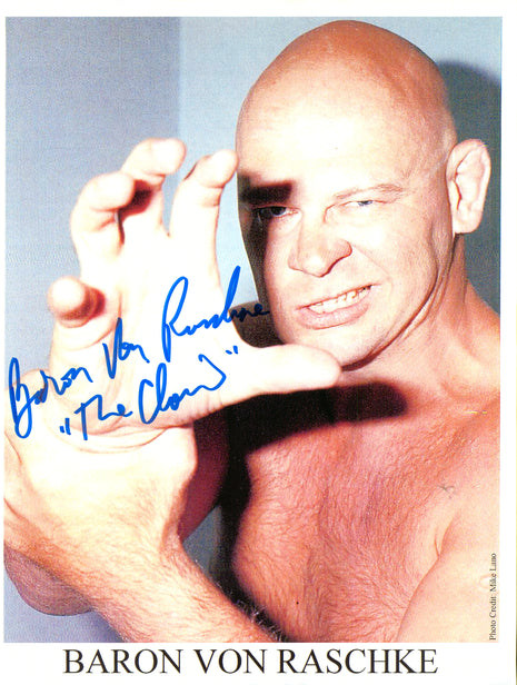Baron Von Raschke signed 8x10 Photo