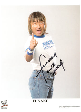 Funaki signed 8x10 Photo