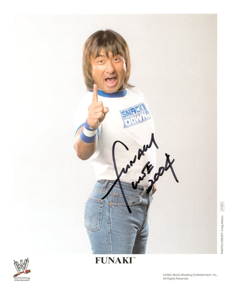 Funaki signed 8x10 Photo