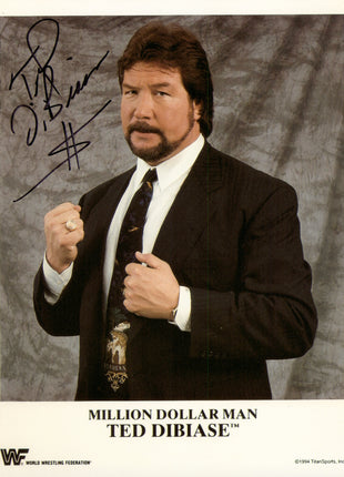 Ted DiBiase signed 8x10 Photo