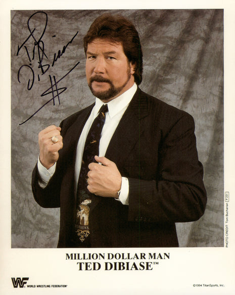 Ted DiBiase signed 8x10 Photo