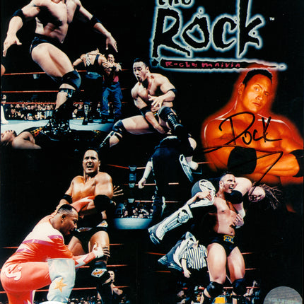 The Rock signed 8x10 Photo (w/ PSA)