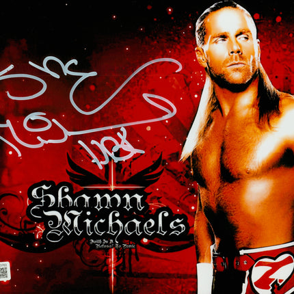 Shawn Michaels signed 8x10 Metallic Photo (w/ Beckett)