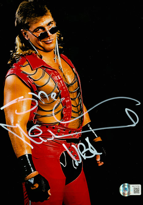 Shawn Michaels signed Metallic 8x10 Photo (w/ Beckett)