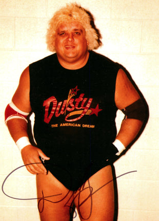 Dusty Rhodes signed 8x10 Photo JSA