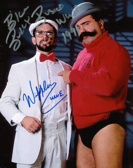 Big Bully Busick & Harvey Wippleman signed 8x10 Photo