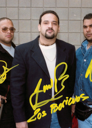 Savio Vega, Miguel Perez Jr & Jose Estrada triple signed 8x10 Photo