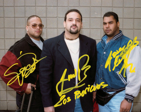 Savio Vega, Miguel Perez Jr & Jose Estrada triple signed 8x10 Photo