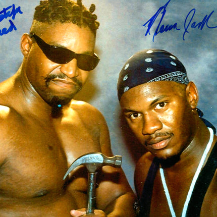 Gangstas - New Jack & Mustafa dual signed 8x10 Photo