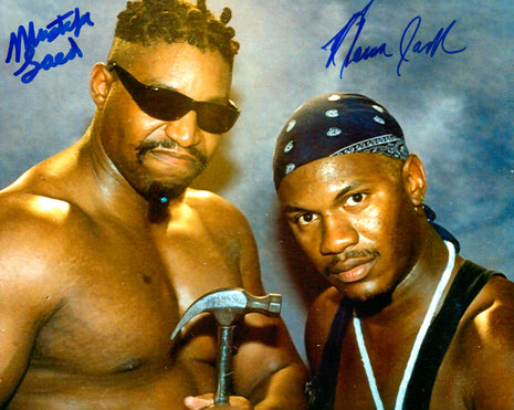 Gangstas - New Jack & Mustafa dual signed 8x10 Photo