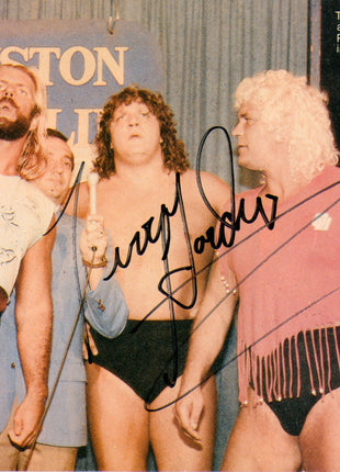 Terry Gordy signed Magazine Page