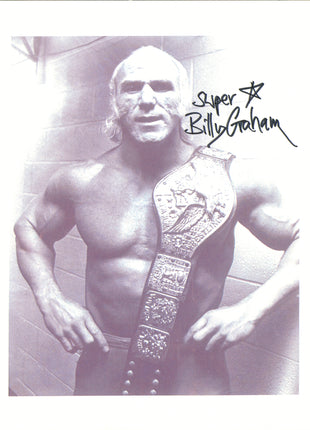 Superstar Billy Graham signed 8x10 Photo