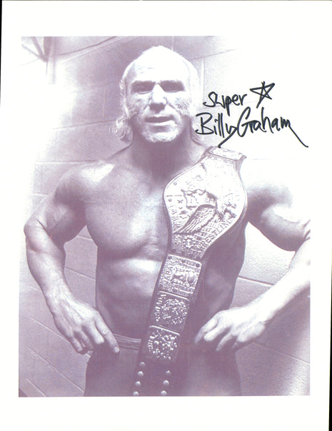 Superstar Billy Graham signed 8x10 Photo