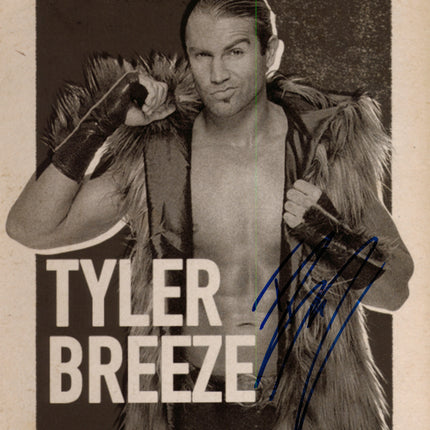Tyler Breeze signed 8x10 Photo