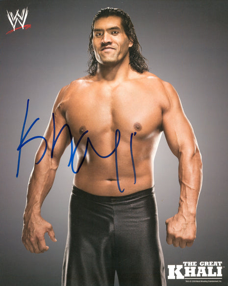 Great Khali signed 8x10 Photo