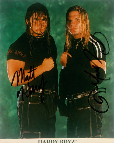 Hardy Boys dual signed 8x10 Photo