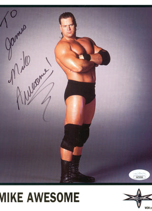 Mike Awesome signed 8x10 Photo (w/ JSA)