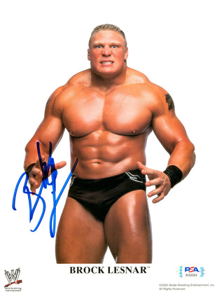 Brock Lesnar signed 8x10 Photo (w/ PSA)