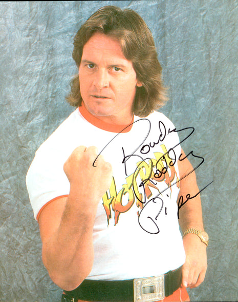 Rowdy Roddy Piper signed 8x10 Photo