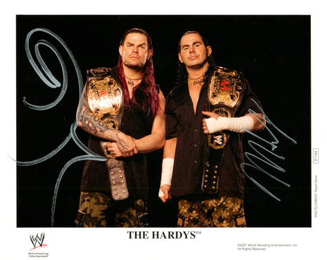 Hardy Boys - Matt & Jeff Hardy signed 8x10 Photo