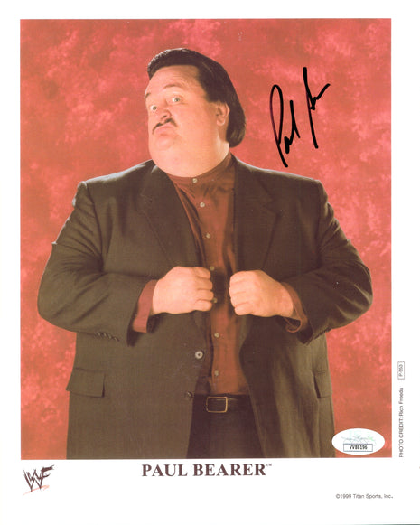 Paul Bearer signed 8x10 Photo (w/ JSA)