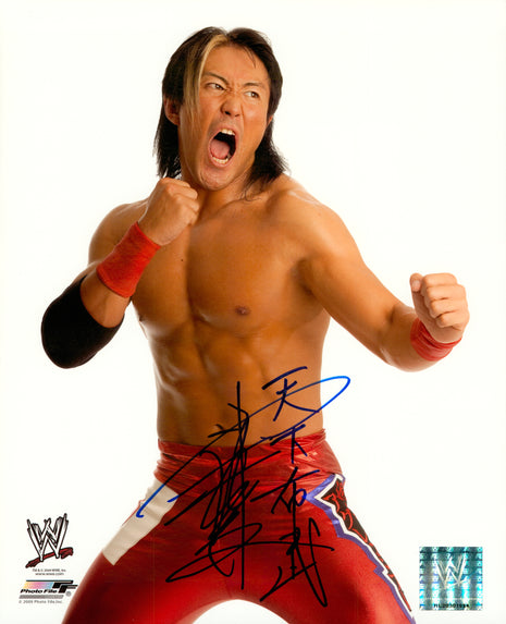 Yoshi Tatsu signed 8x10 Photo