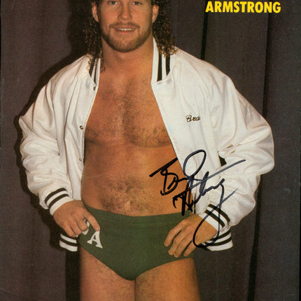 Brad Armstrong signed Magazine Page