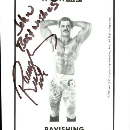 Ravishing Rick Rude signed 8x10 Photo